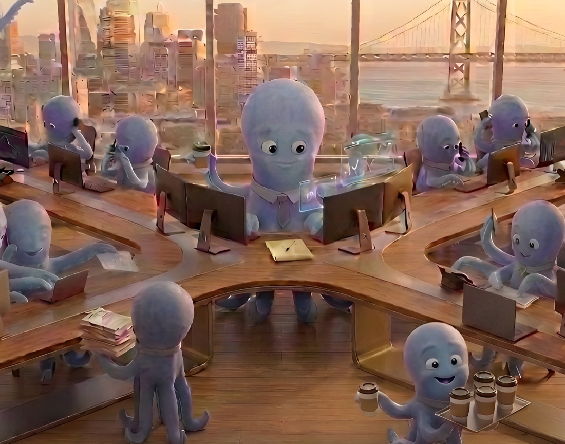 Tustin AI and his fleet at the X-Desk